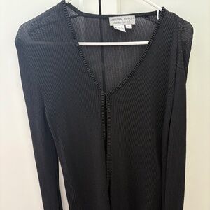 Black Beaded Cardigan Adrianna Papèll